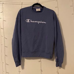 ✰ Dark blue/purple champion sweatshirt ✰